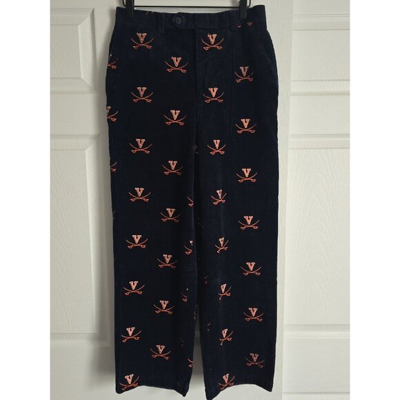 Vintage University of Virginia Corduroy Navy Pants Cavaliers - Picture 5 of 8